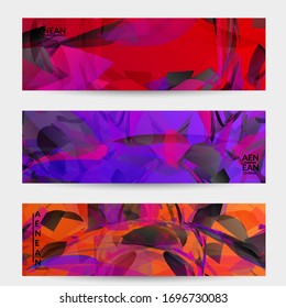 Textura abstracta de vidrio destrozado multicolor. Las partículas nítidas superpuestas y transparentes crean un efecto digital de cristal de hielo. Patrón de movimiento de ráfagas de explosión. Plantilla de fondo de movimiento aleatorio frágil.