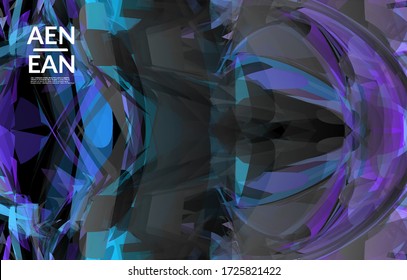 Resumen de textura de vidrio destrozado multicolor. Las partículas nítidas superpuestas y transparentes crean un efecto digital de cristal de hielo. Patrón de movimiento de explosión. Plantilla de fondo de movimiento aleatorio frágil.