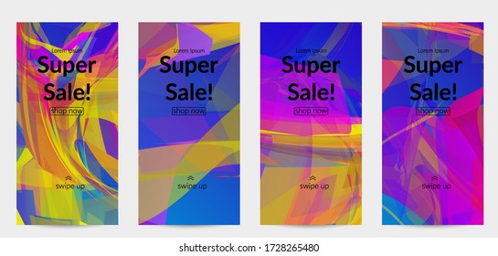 Abstract multicolored shattered glass texture. Transparent overlapping sharp particles create ice crystal digital effect. Explosion burst movement pattern. Background template random fragile motion.
