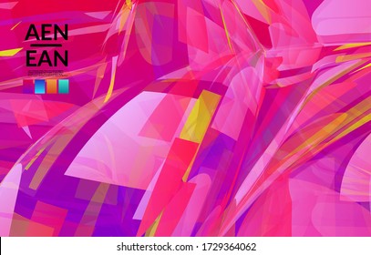 Abstract multicolored shattered glass texture. Transparent overlapping sharp particles create ice crystal digital effect. Explosion burst movement pattern. Background template random fragile motion.