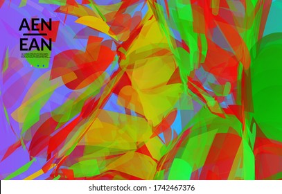 Abstract multicolored shattered glass texture. Transparent overlapping sharp particles create ice crystal digital effect. Explosion burst movement pattern. Background template random fragile motion.