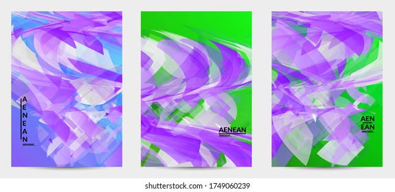 Abstract multicolored shattered glass texture. Transparent overlapping sharp particles create ice crystal digital effect. Explosion burst movement pattern. Background template random fragile motion.