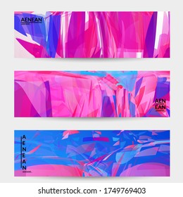 Resumen de textura de vidrio destrozado multicolor. Las partículas nítidas superpuestas y transparentes crean un efecto digital de cristal de hielo. Patrón de movimiento de explosión. Plantilla de fondo de movimiento aleatorio frágil.