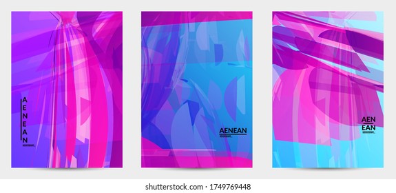 Resumen de textura de vidrio destrozado multicolor. Las partículas nítidas superpuestas y transparentes crean un efecto digital de cristal de hielo. Patrón de movimiento de explosión. Plantilla de fondo de movimiento aleatorio frágil.