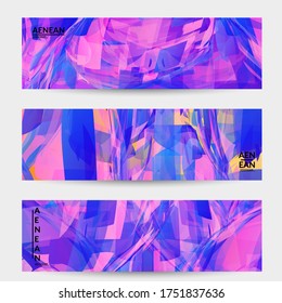 Abstract multicolored shattered glass texture. Transparent overlapping sharp particles create ice crystal digital effect. Explosion burst movement pattern. Background template random fragile motion.