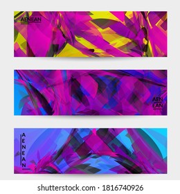 Resumen de textura de vidrio destrozado multicolor. Las partículas nítidas superpuestas y transparentes crean un efecto digital de cristal de hielo. Patrón de movimiento de explosión. Plantilla de fondo de movimiento aleatorio frágil.
