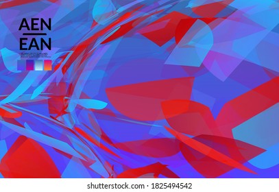 Resumen de textura de vidrio destrozado multicolor. Las partículas nítidas superpuestas y transparentes crean un efecto digital de cristal de hielo. Patrón de movimiento de explosión. Plantilla de fondo de movimiento aleatorio frágil.