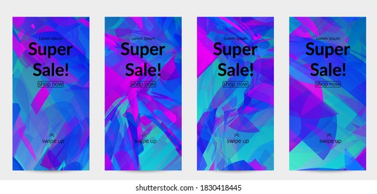 Abstract multicolored shattered glass texture. Transparent overlapping sharp particles create ice crystal digital effect. Explosion burst movement pattern. Background template random fragile motion.