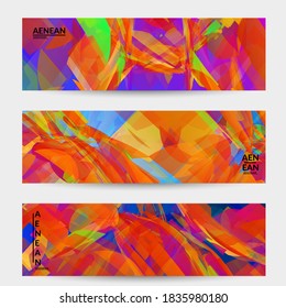 Abstract multicolored shattered glass texture. Transparent overlapping sharp particles create ice crystal digital effect. Explosion burst movement pattern. Background template random fragile motion.