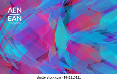 Resumen de textura de vidrio destrozado multicolor. Las partículas nítidas superpuestas y transparentes crean un efecto digital de cristal de hielo. Patrón de movimiento de explosión. Plantilla de fondo de movimiento aleatorio frágil.