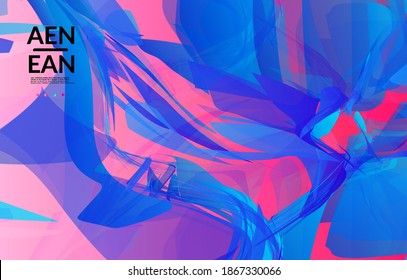 Resumen de textura de vidrio destrozado multicolor. Las partículas nítidas superpuestas y transparentes crean un efecto digital de cristal de hielo. Patrón de movimiento de explosión. Plantilla de fondo de movimiento aleatorio frágil.