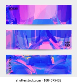Abstract multicolored shattered glass texture. Transparent overlapping sharp particles create ice crystal digital effect. Explosion burst movement pattern. Background template random fragile motion.