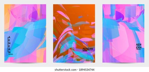 Abstract multicolored shattered glass texture. Transparent overlapping sharp particles create ice crystal digital effect. Explosion burst movement pattern. Background template random fragile motion.