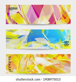 Resumen de textura de vidrio destrozado multicolor. Las partículas nítidas superpuestas y transparentes crean un efecto digital de cristal de hielo. Patrón de movimiento de explosión. Plantilla de fondo de movimiento aleatorio frágil.