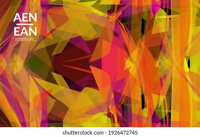 Abstract multicolored shattered glass texture. Transparent overlapping sharp particles create ice crystal digital effect. Explosion burst movement pattern. Background template random fragile motion.