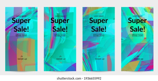 Resumen de textura de vidrio destrozado multicolor. Las partículas nítidas superpuestas y transparentes crean un efecto digital de cristal de hielo. Patrón de movimiento de explosión. Plantilla de fondo de movimiento aleatorio frágil.