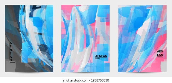 Resumen de textura de vidrio destrozado multicolor. Las partículas nítidas superpuestas y transparentes crean un efecto digital de cristal de hielo. Patrón de movimiento de explosión. Plantilla de fondo de movimiento aleatorio frágil.