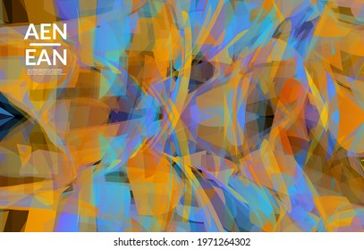 Abstract multicolored shattered glass texture. Transparent overlapping sharp particles create ice crystal digital effect. Explosion burst movement pattern. Background template random fragile motion.