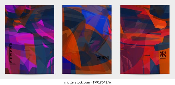Resumen de textura de vidrio destrozado multicolor. Las partículas nítidas superpuestas y transparentes crean un efecto digital de cristal de hielo. Patrón de movimiento de explosión. Plantilla de fondo de movimiento aleatorio frágil.