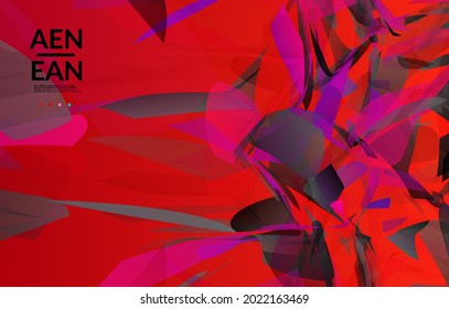 Abstract multicolored shattered glass texture. Transparent overlapping sharp particles create ice crystal digital effect. Explosion burst movement pattern. Background template random fragile motion.
