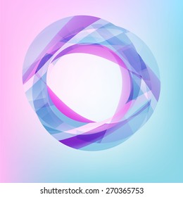 Abstract multicolored sphere, circle for the cover, posters, drive icons