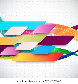 Abstract multicolored technology business background