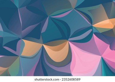 Abstract Multicolored Vector Original Watercolor Painting Background
