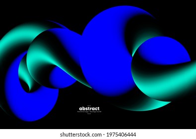 Abstract multi-colors background with fluid style, digital technology, smooth particle wave, big data techno design concept background wallpaper, vector eps
