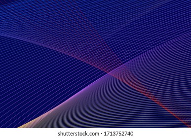 Abstract multi-colors digital wave of particles background.