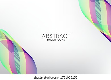 Abstract multi-colors flow line wave, Background and wallpaper. Vector 