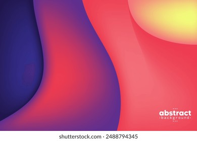 Abstrakte Mehrfarben Mesh Gradient Digitaltechnologie, Design-Konzept Hintergrund und Bildschirmhintergrund, Banner Hintergrund, Vektorgrafik EPS 