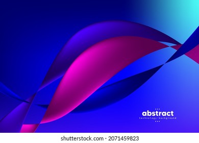 Abstract multi-colors swirl mesh gradient digital technology, design concept background and wallpaper, banner backdrop, vector eps
