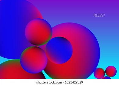Abstract multi-neon colors cycle wallpaper background or backdrop , banner website template., vector eps