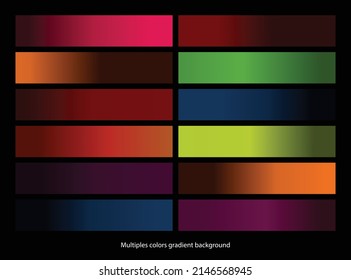 Abstract Multiples colors gradient background. Red green and orange. Vector illustration.