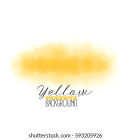 Abstract multiply colorful watercolor background in yellow color. Grunge paint design. Vector illustration.