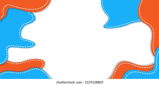 Abstract mural painting wallpaper, shape design, stitch texture with shadow, abstract mountains pop wallpaper abstract flat background.