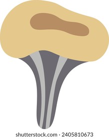 Abstract Mushroom Toadstool Vector Illustration