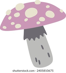 Abstract Mushroom Toadstool Vector Illustration