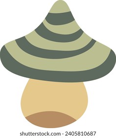 Abstract Mushroom Toadstool Vector Illustration
