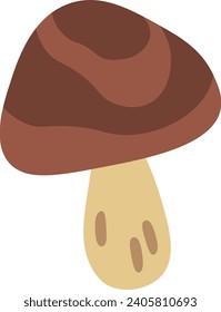 Abstract Mushroom Toadstool Vector Illustration