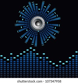Abstract music background