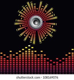 Abstract music background