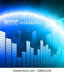 Abstract music background