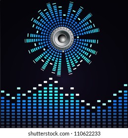 Abstract music background