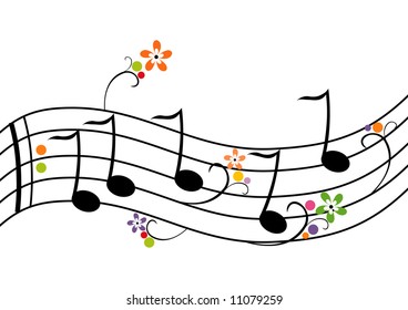 Abstract music background.