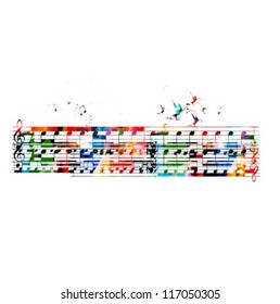 Abstract music background