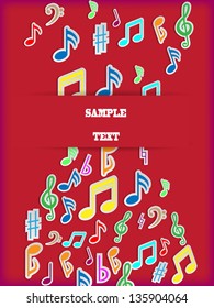 Abstract music background