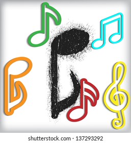 Abstract music background