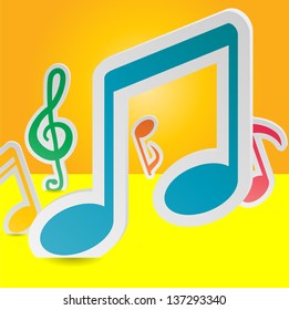 Abstract music background