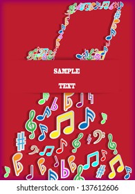 Abstract music background